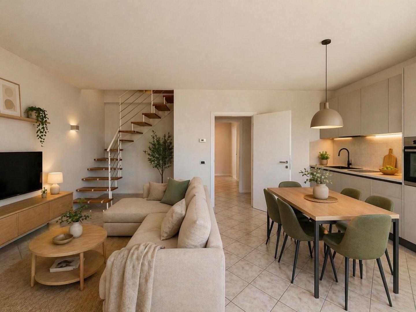 Quadrilocale ristrutturato, Porcari rughi