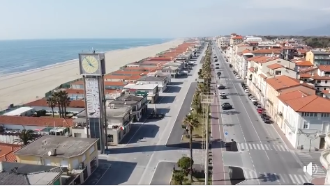 Attico con terrazzo, Viareggio passeggiata