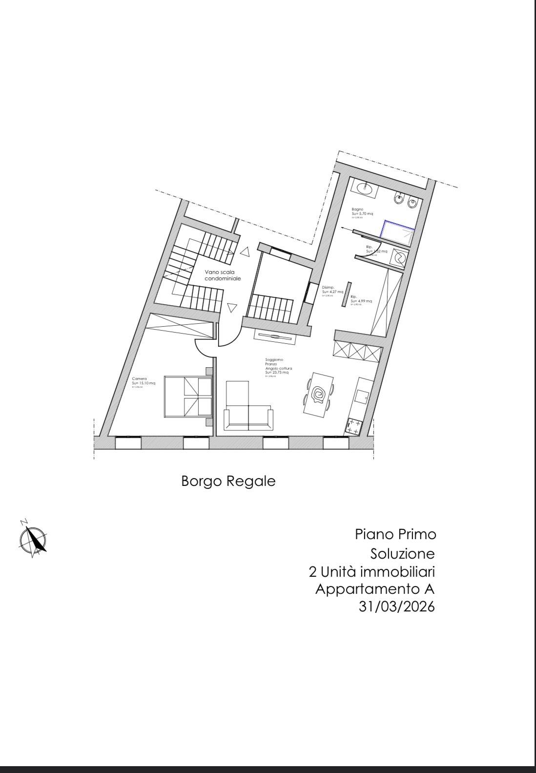 Appartamento in vendita a Parma, Centro storico