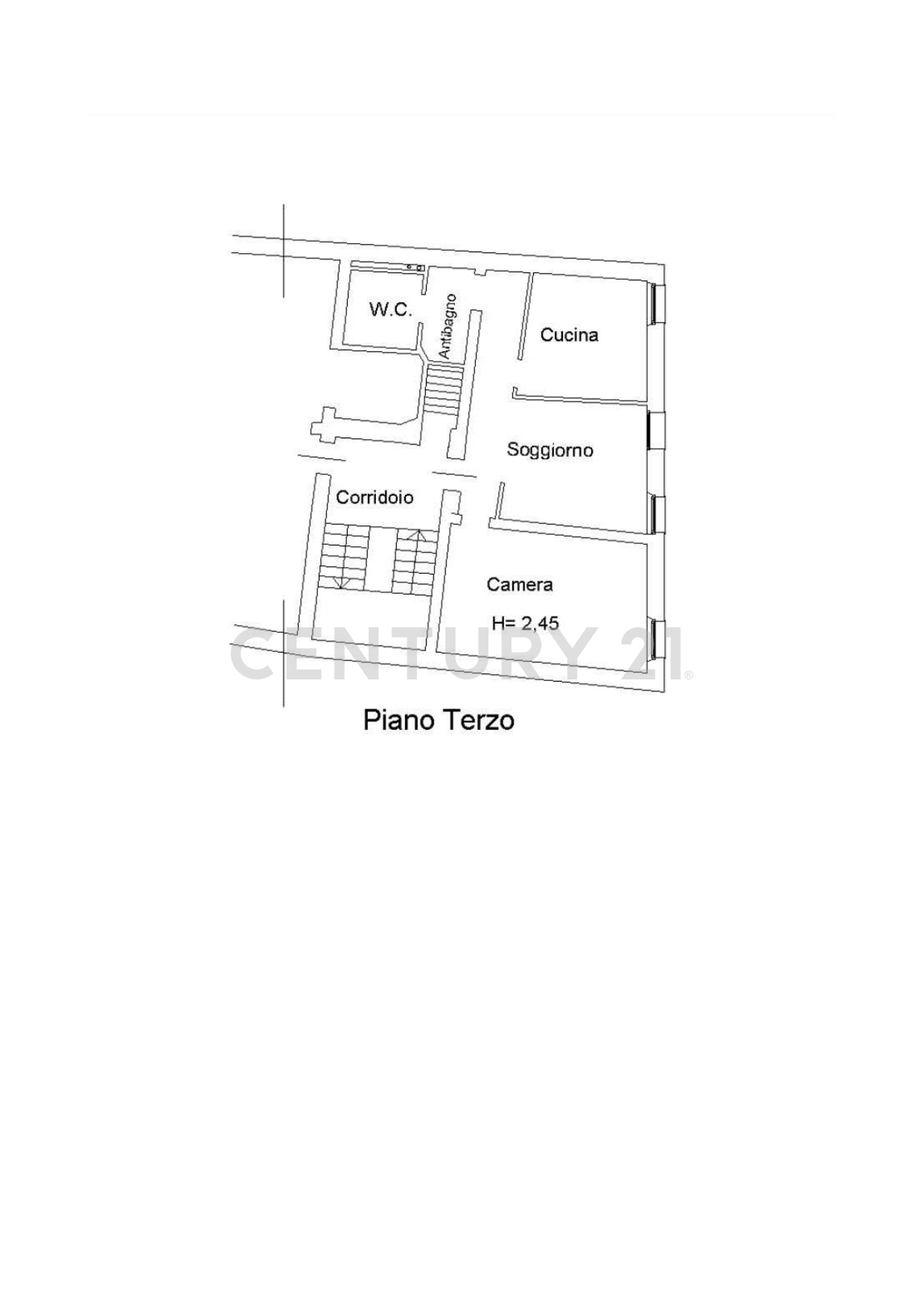 Quadrilocale in affitto a Verona