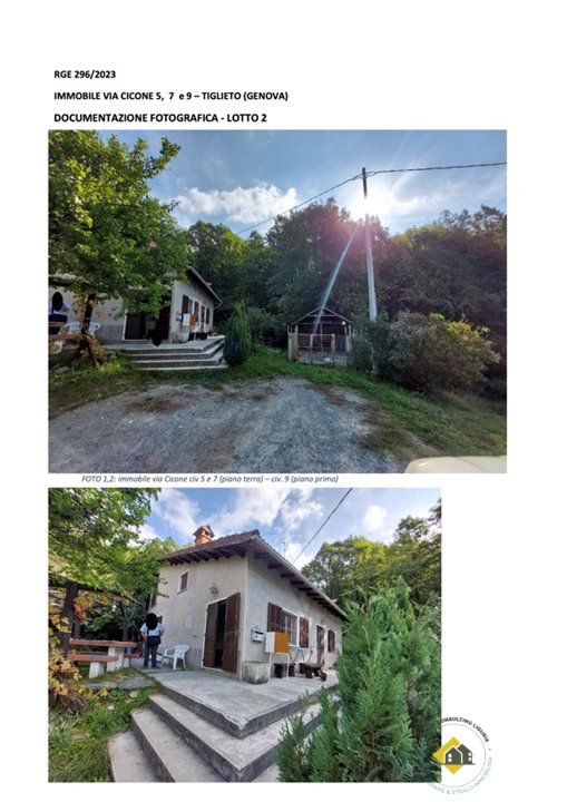 Appartamento in vendita a Tiglieto