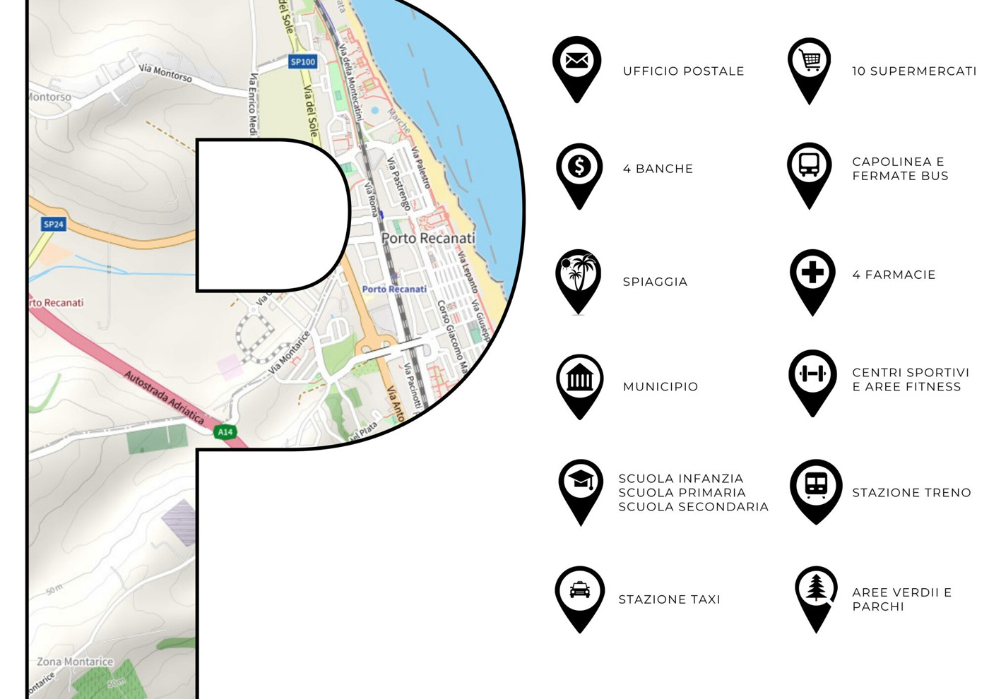 Villa Bifamiliare vista mare a Porto Recanati