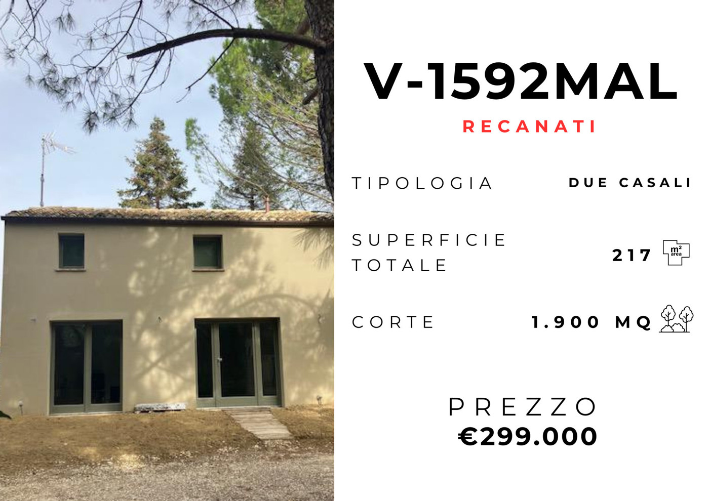 Casa indipendente nuova a Recanati