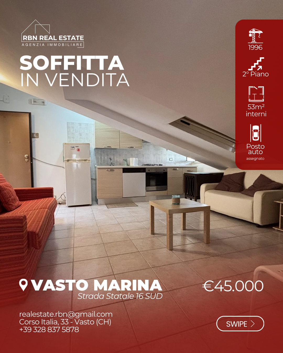 Casa vacanza Monolocale in vendita, Vasto marina