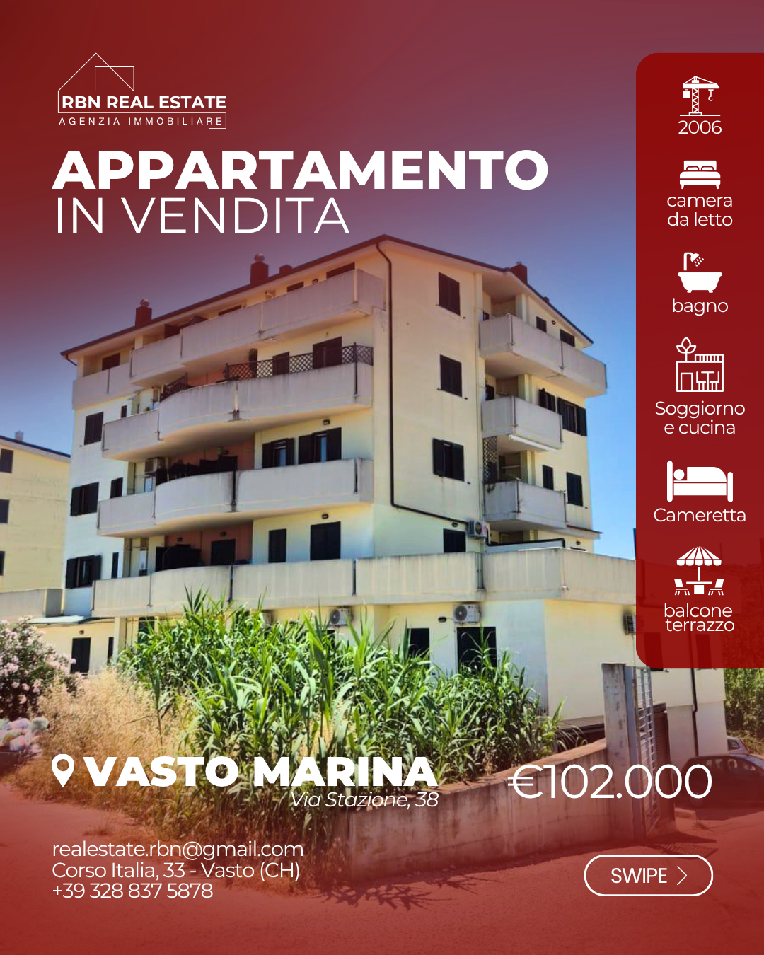 Trilocale in vendita a Vasto