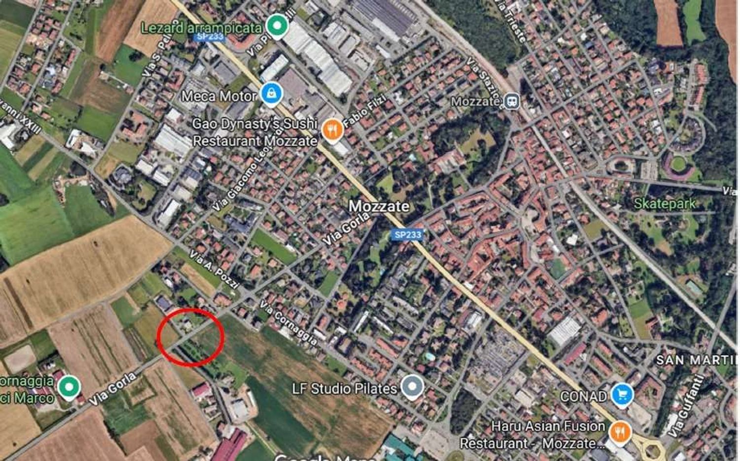 Terreno Residenziale in vendita a Mozzate