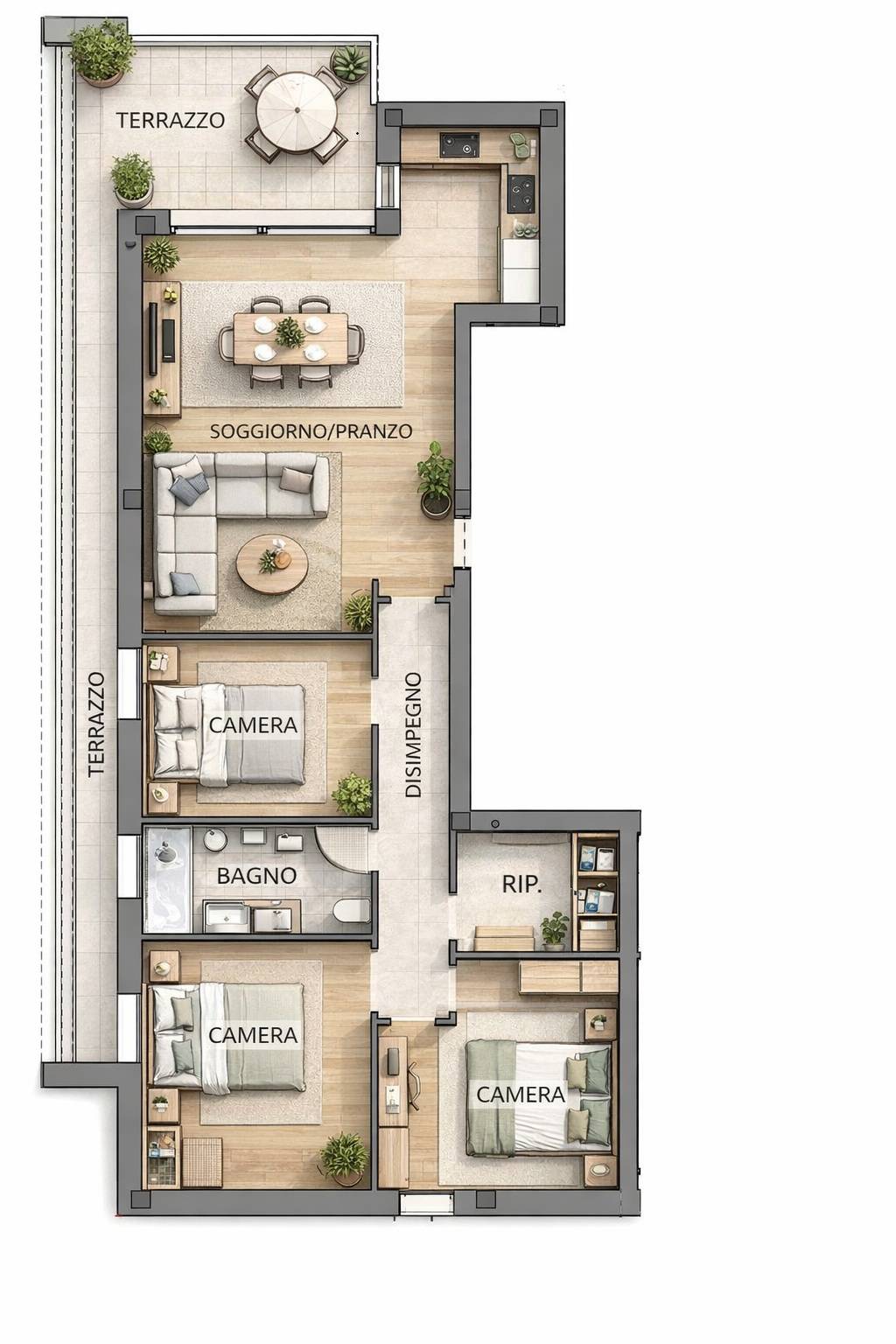 Appartamento in vendita a Castelfranco Emilia, Piumazzo