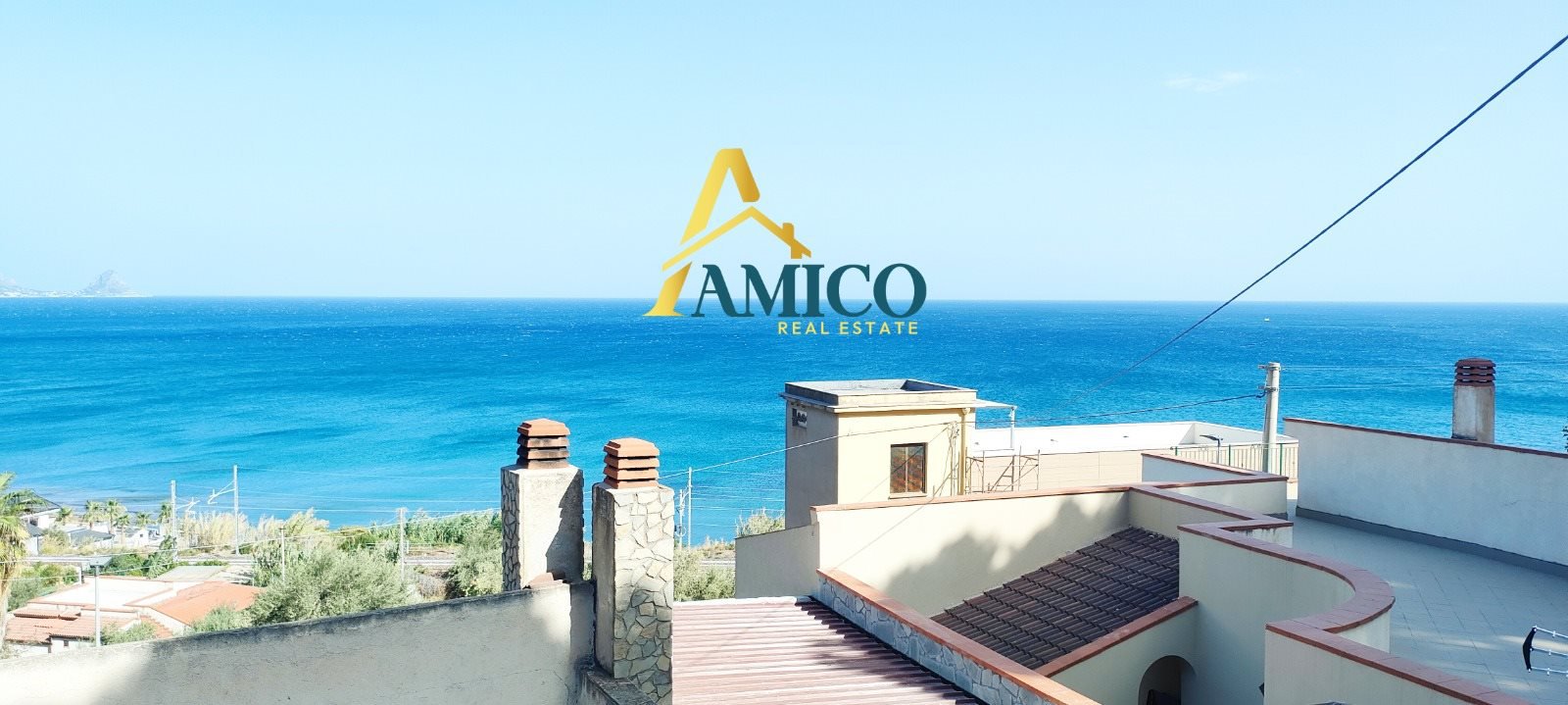 Villa vista mare a Altavilla Milicia