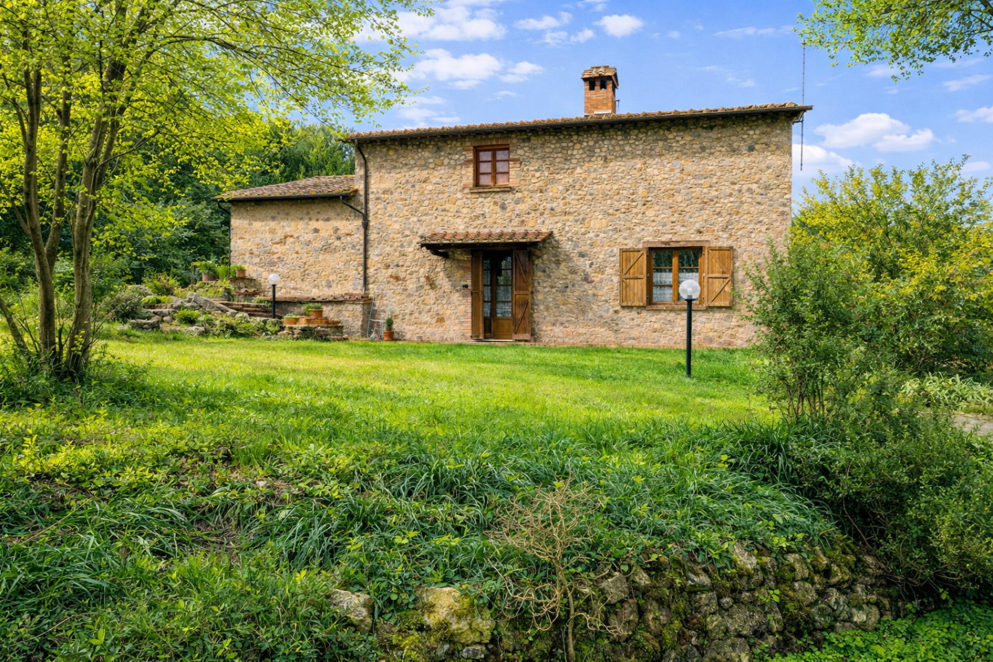 Rustico con giardino, Monteriggioni pian del lago