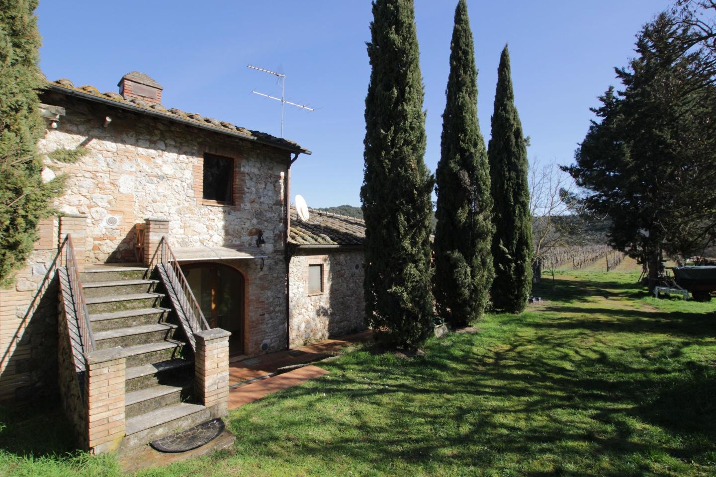 Appartamento con giardino, Monteriggioni abbadia a isola