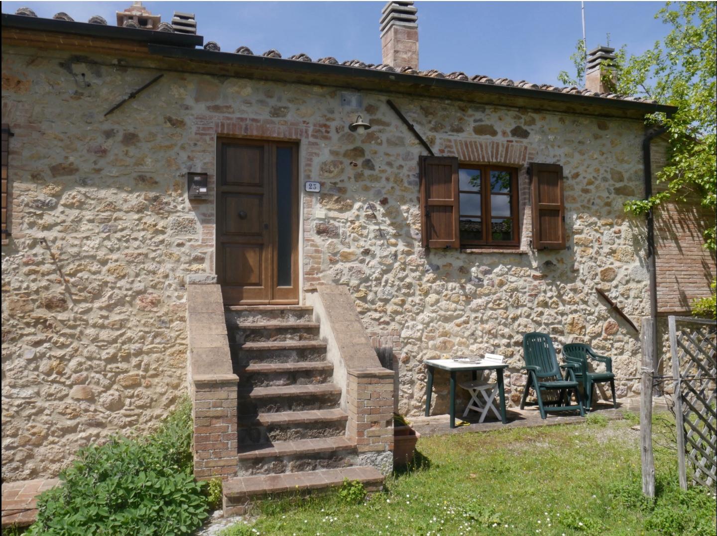 Quadrilocale con giardino, Monticiano tocchi