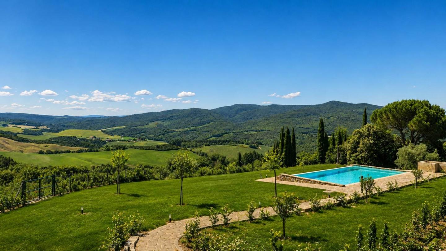 Casa indipendente con giardino, Volterra mazzolla