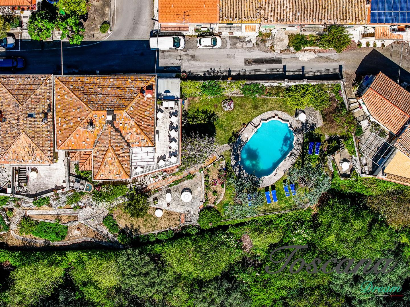 Villa con giardino a Manciano