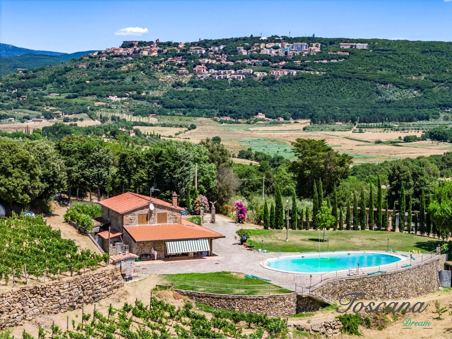 Villa vista mare a Massa Marittima