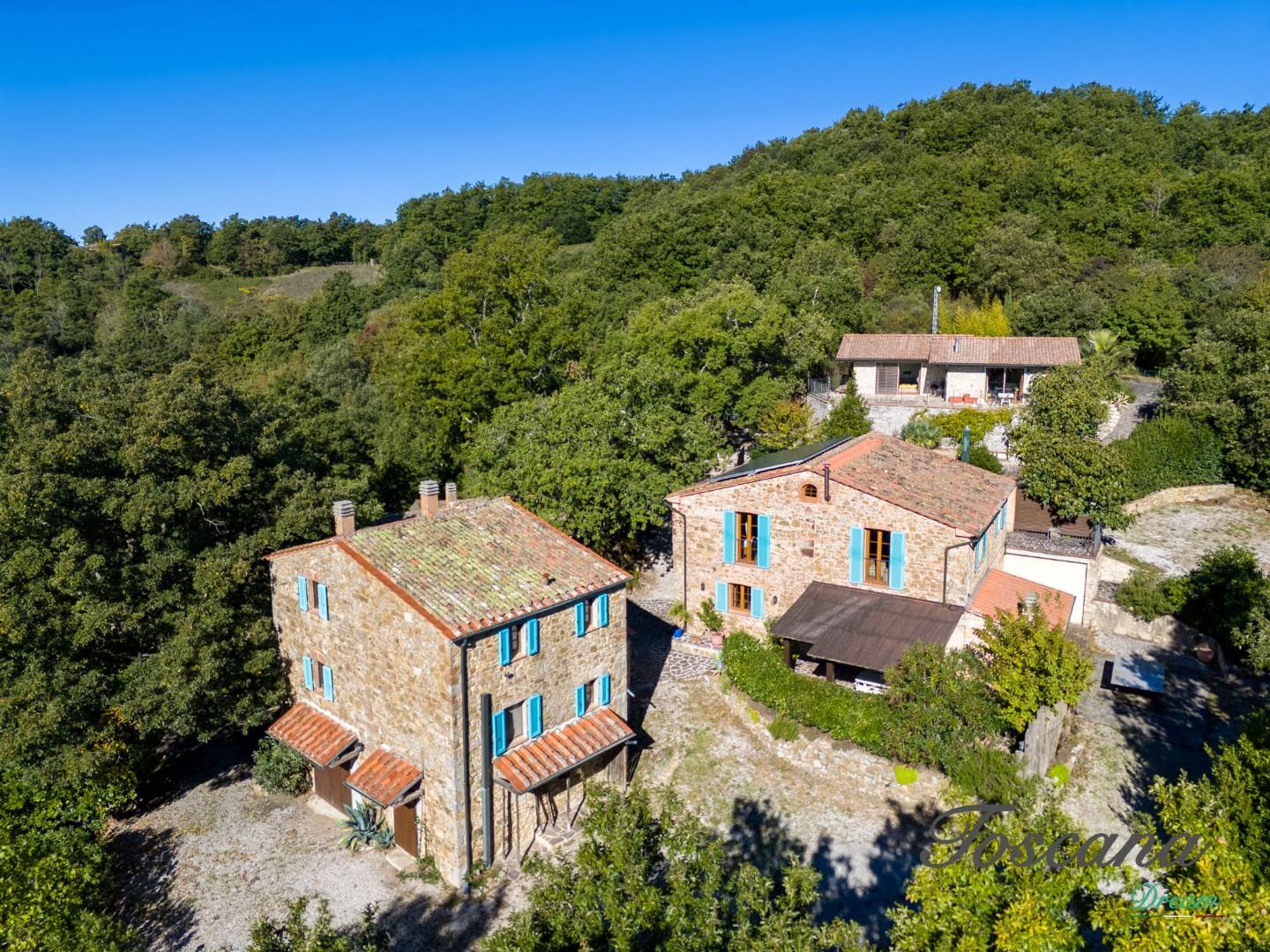 Rustico con giardino, Montieri boccheggiano
