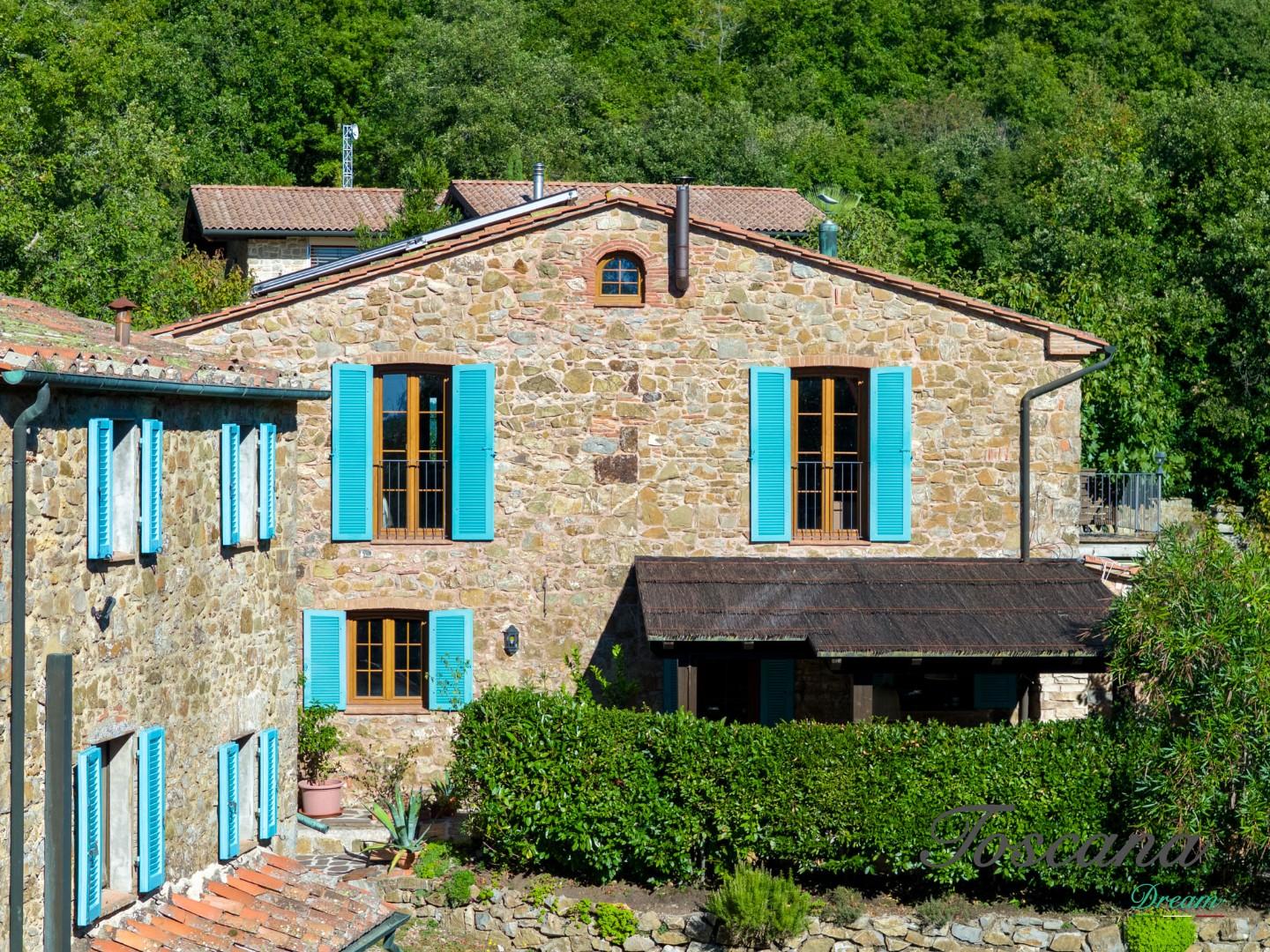 Rustico con giardino, Montieri boccheggiano