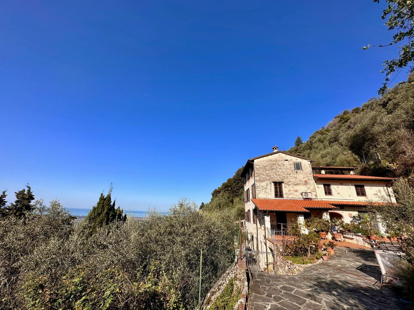 Rustico vista mare, Camaiore monteggiori