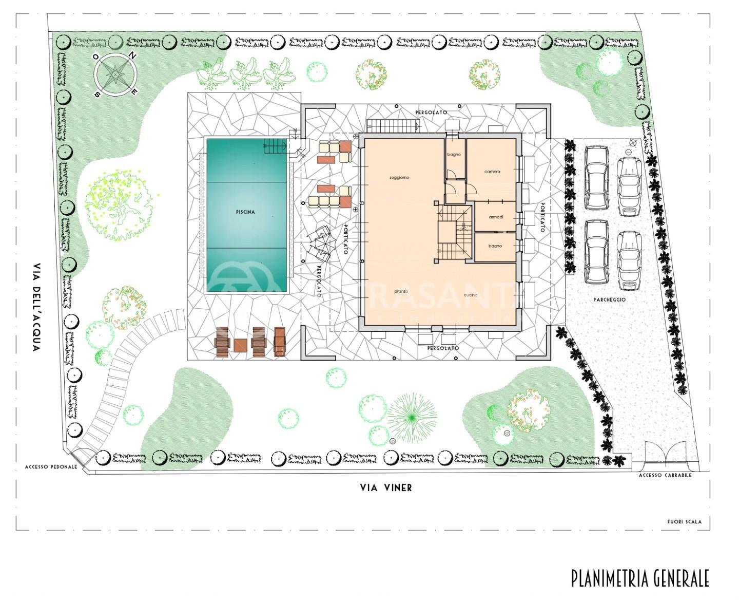 Villa con giardino a Forte dei Marmi