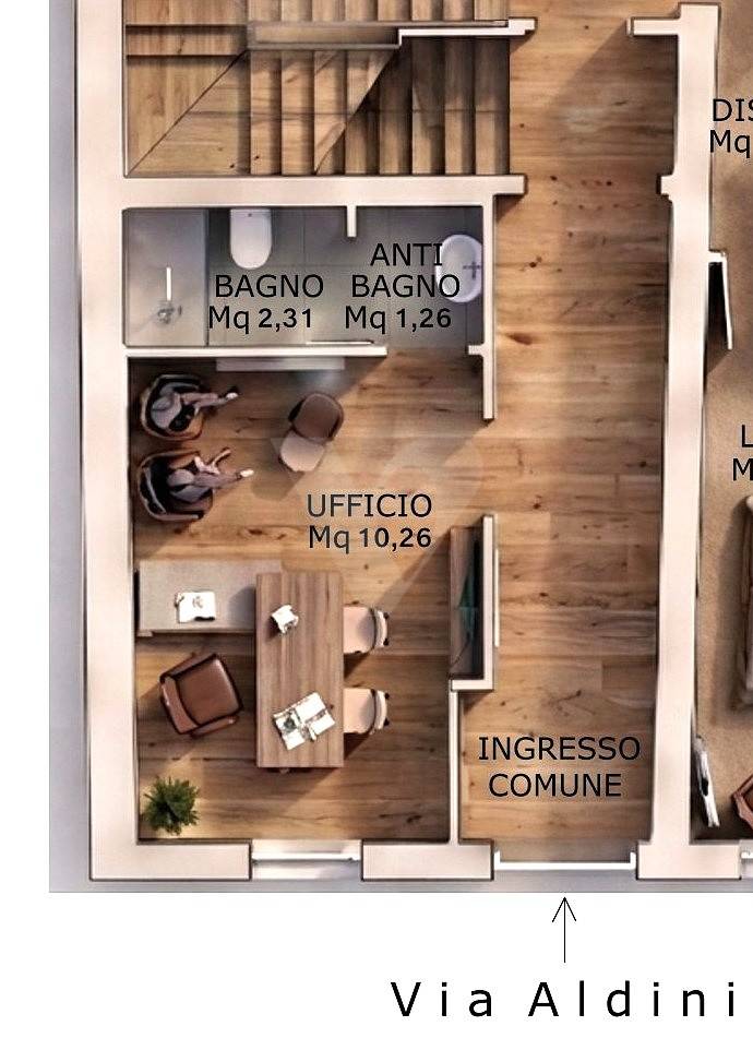 Studio/Ufficio in vendita a Cesena, CENTRO STORICO