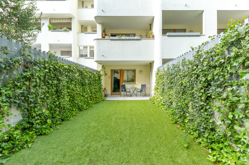 Bilocale con giardino a Bolzano