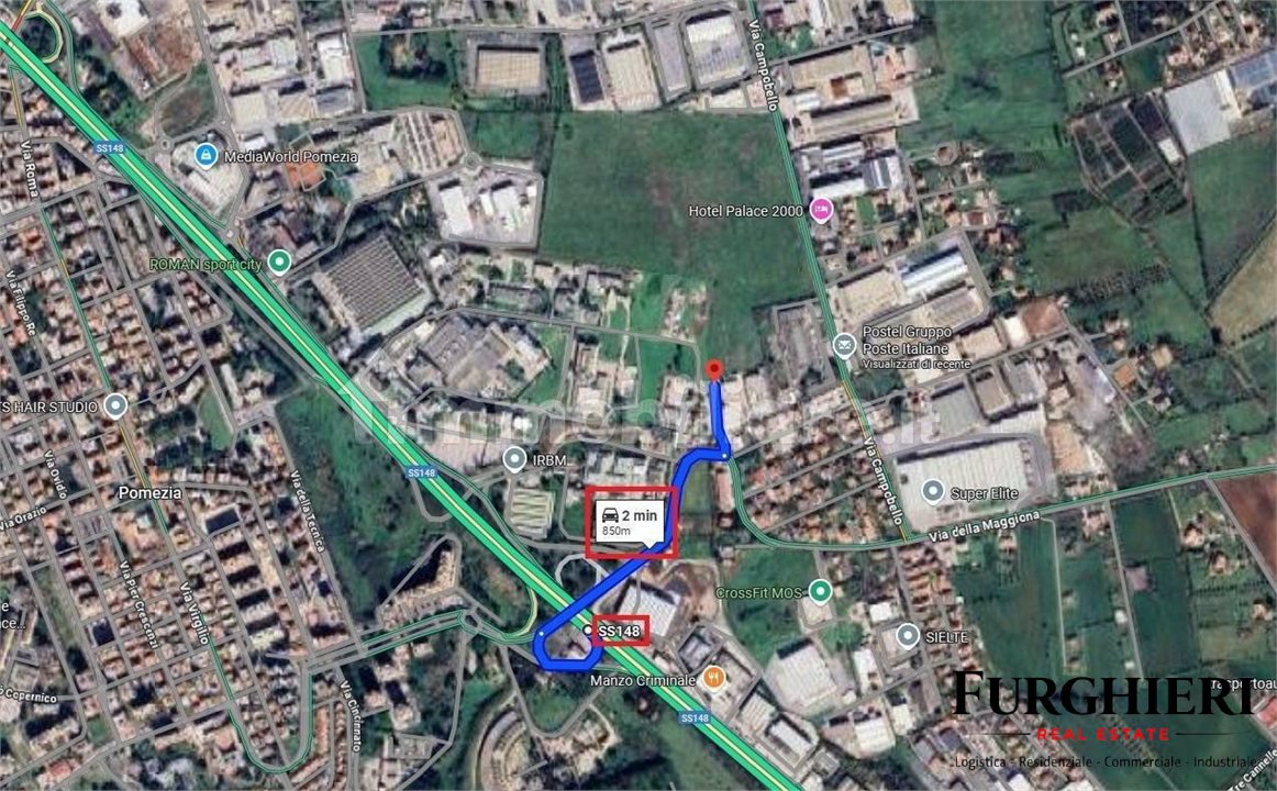 Capannone in affitto a Pomezia