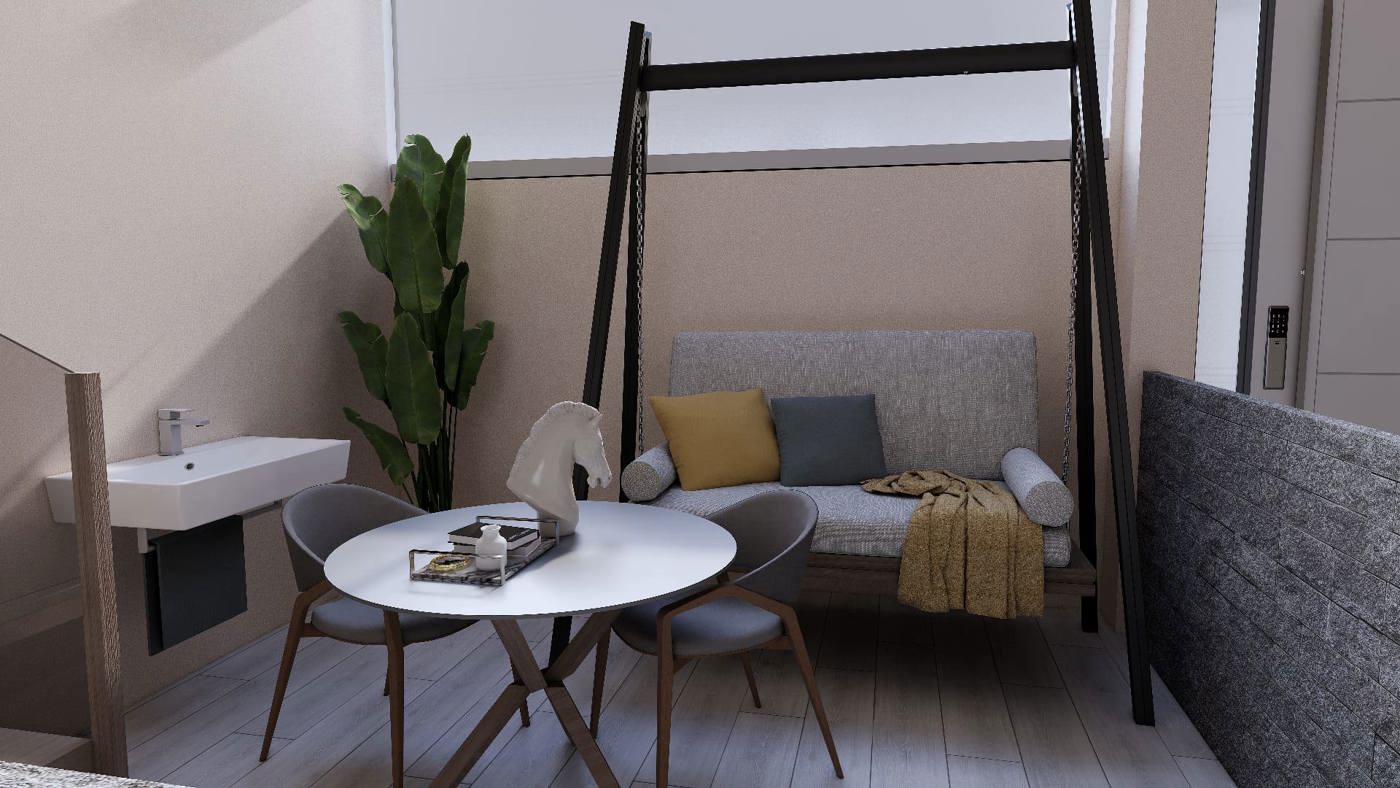 Trilocale con giardino a Torino