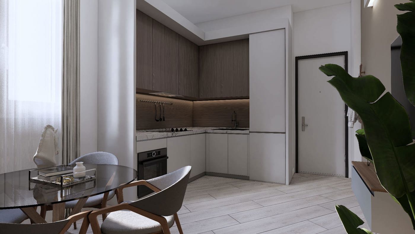 Trilocale con giardino a Torino