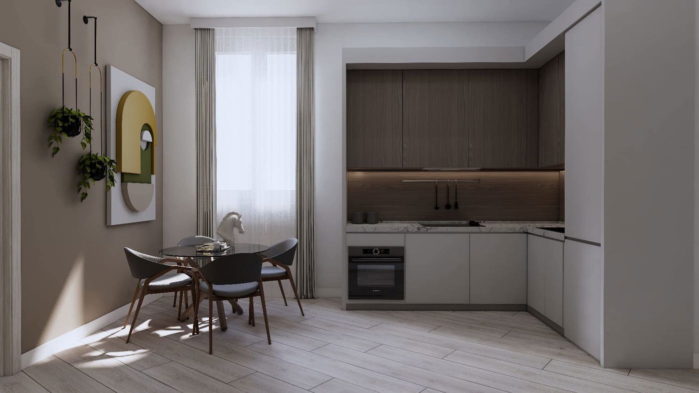 Trilocale con giardino a Torino