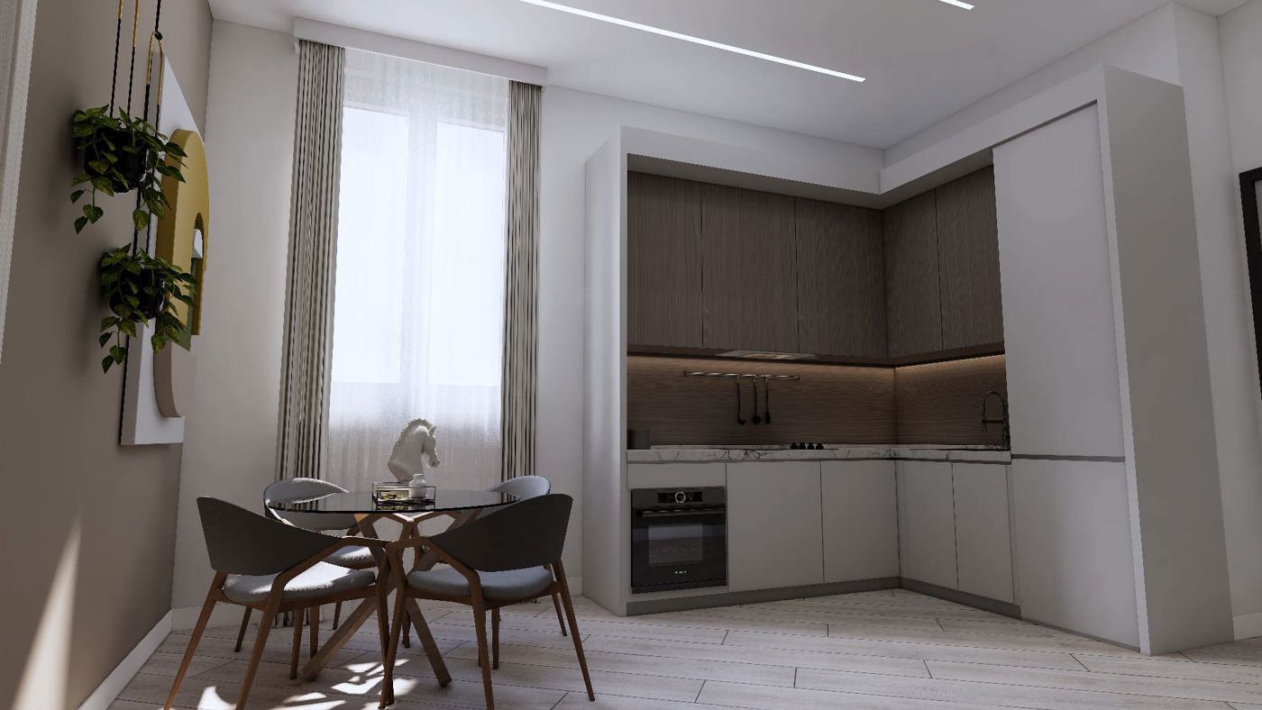 Trilocale con giardino a Torino