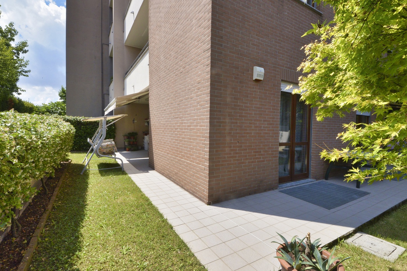 Trilocale con giardino a Lissone
