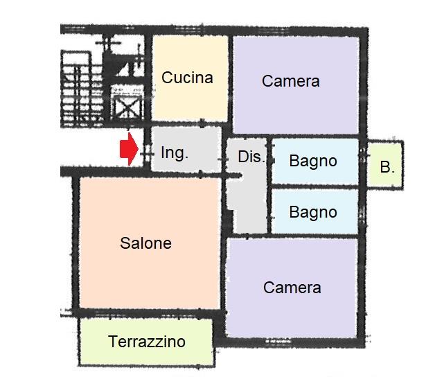 Appartamento con terrazzo in via cilea 49, Cinisello Balsamo