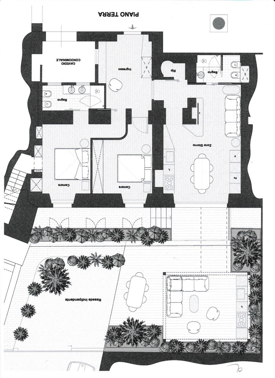 Appartamento con giardino a Arezzo