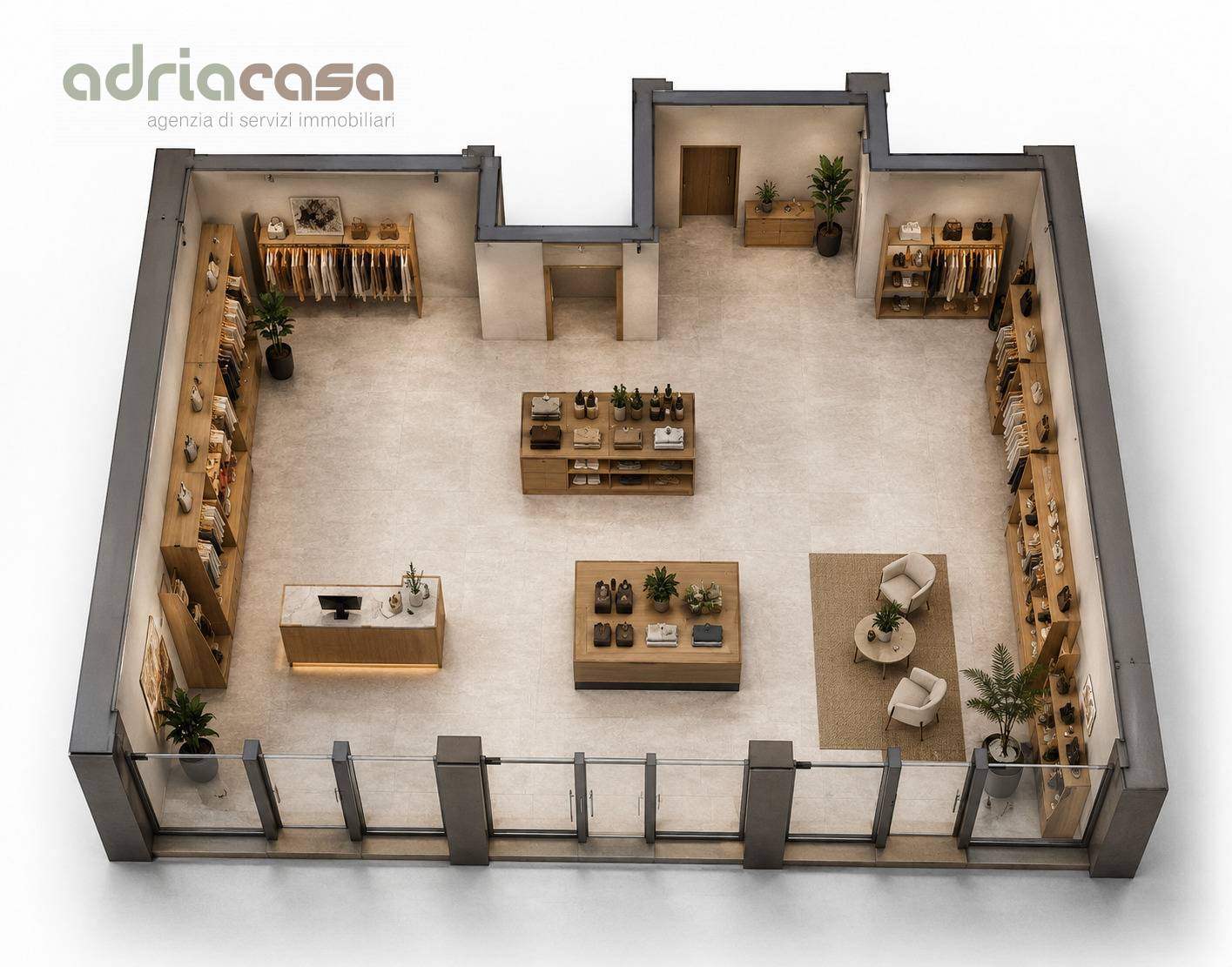 Locale commerciale in affitto a Riccione
