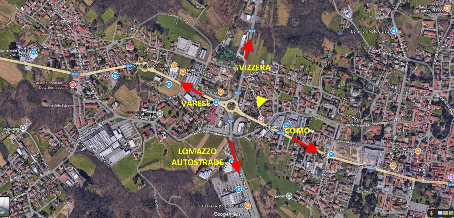 Villa con giardino a Olgiate Comasco