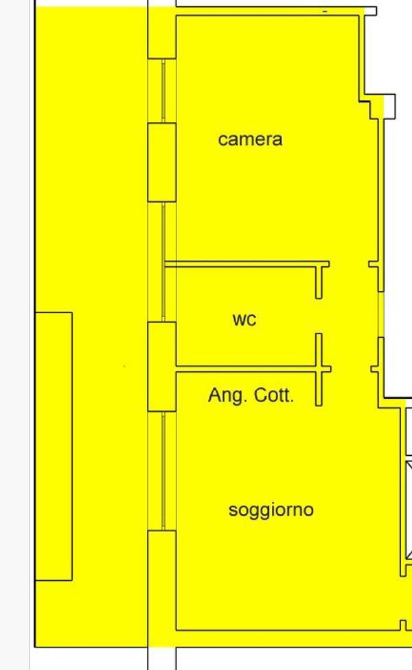Bilocale arredato in affitto a Roma