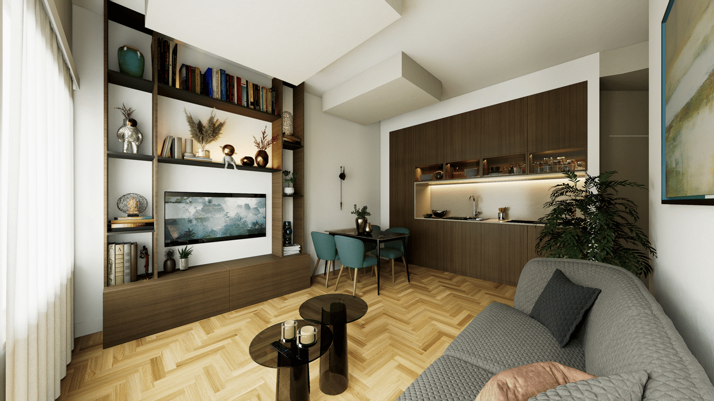 Trilocale ristrutturato a Roma