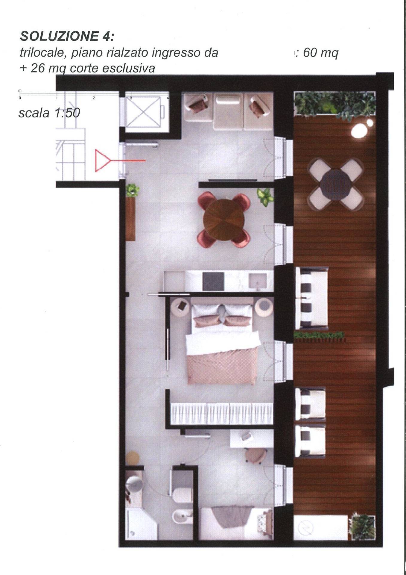 Appartamento in vendita a San Benedetto del Tronto, Viale De Gasperi