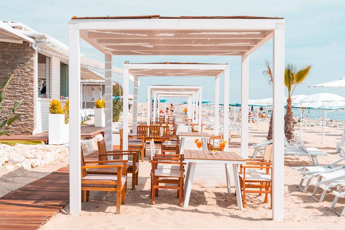 Stabilimento balneare in affitto a Grottammare, mare