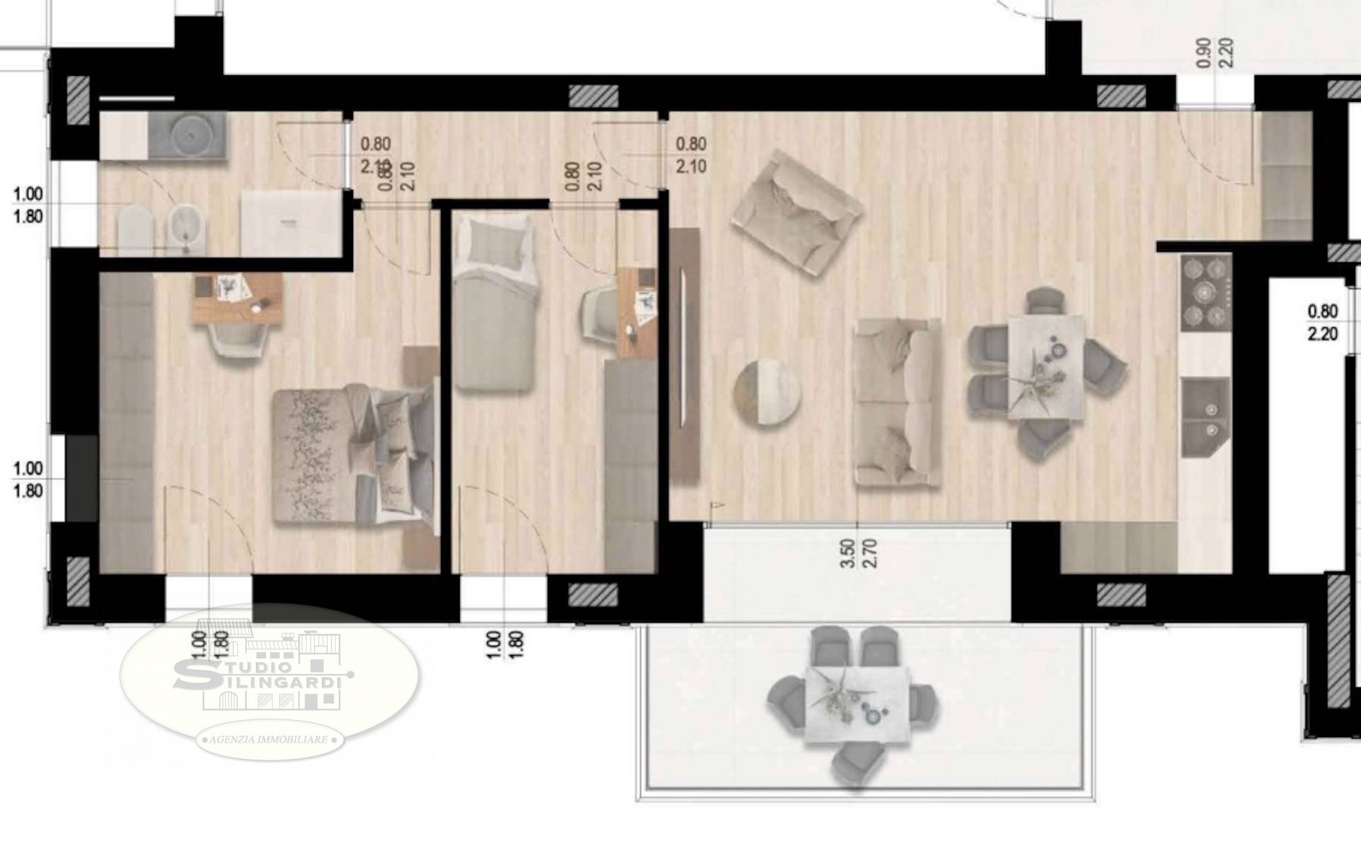 Appartamento in vendita a Formigine, Casinalbo