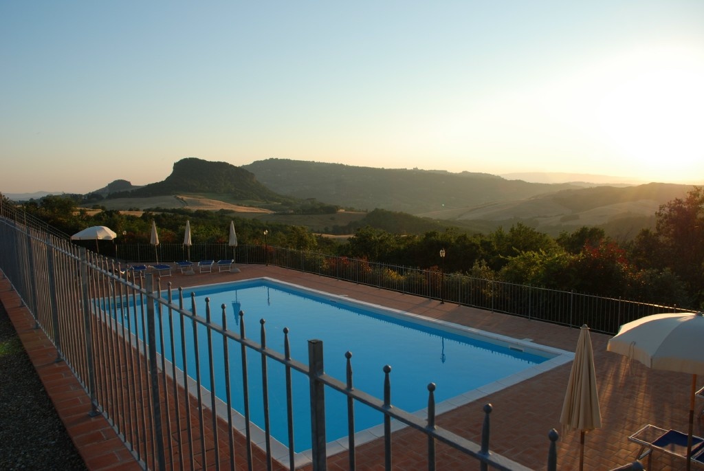 Villa con giardino a Volterra