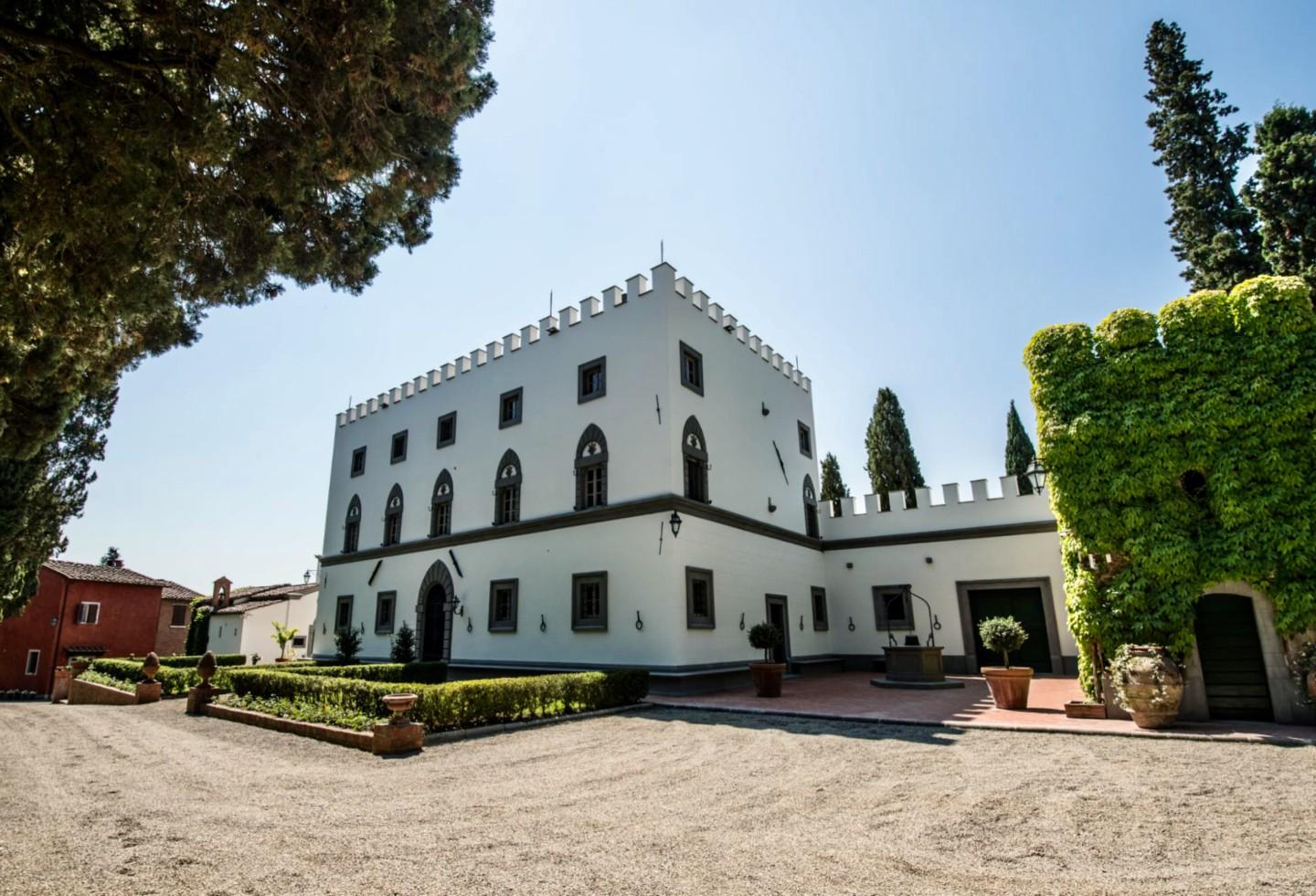 Castello con giardino a San Miniato