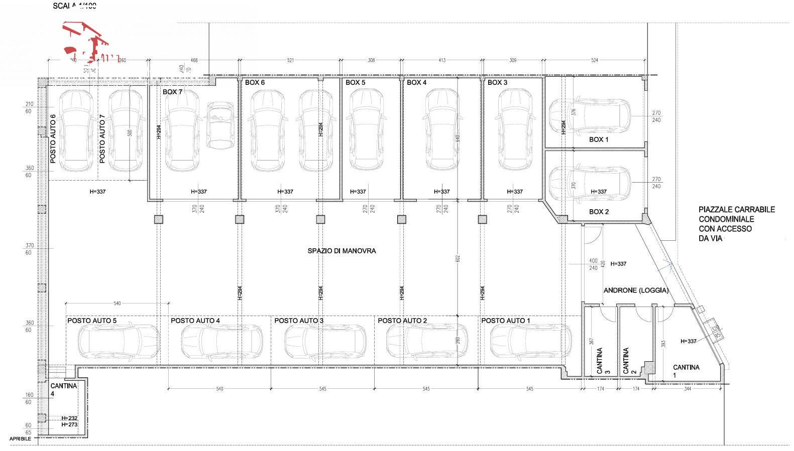 Posto auto coperto in vendita a Firenze, Novoli