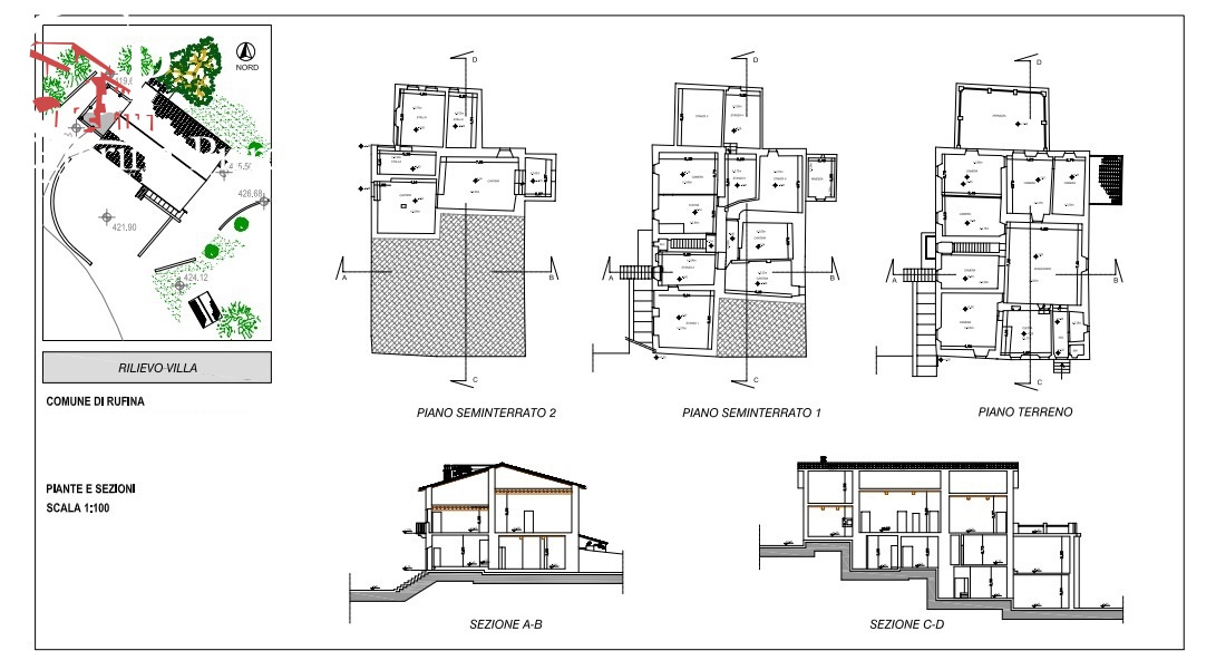Colonica in vendita a Rufina, Castiglioni