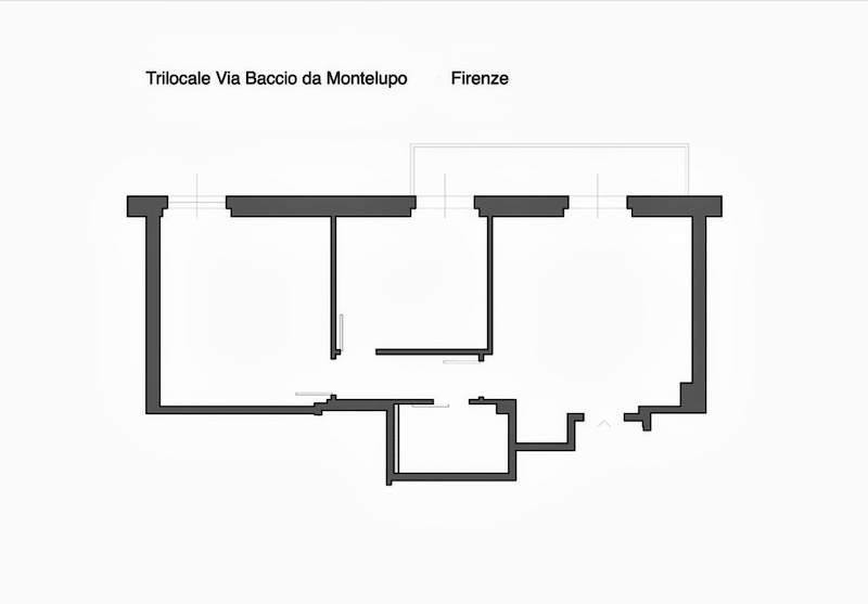 Trilocale con terrazzo in via baccio da montelupo, Scandicci