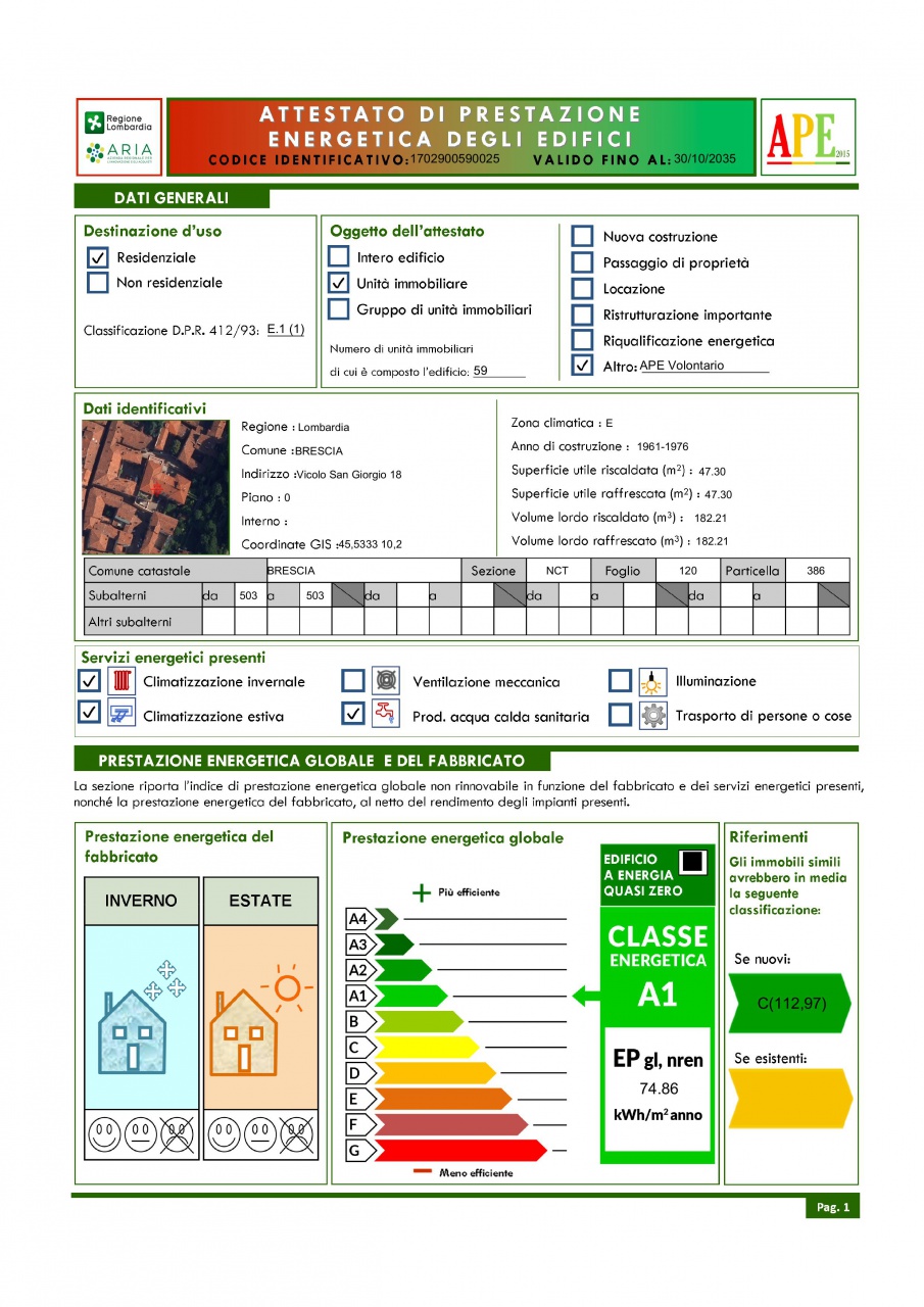 Bilocale in vendita in vicolo san giorgio, Brescia