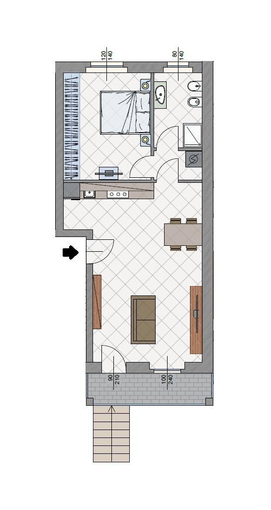 Appartamento in vendita a Rottofreno, San Nicol