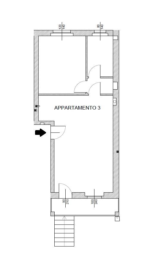 Appartamento in vendita a Rottofreno, San Nicol