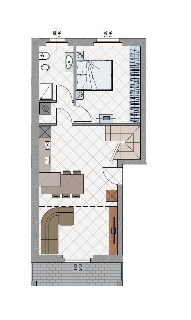 Appartamento in vendita a Rottofreno, San Nicol