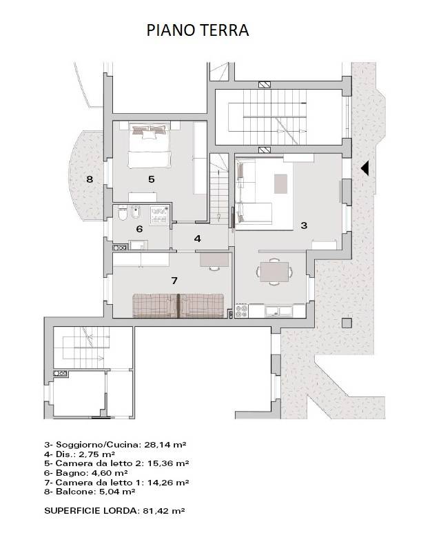 Appartamento in vendita a Podenzano