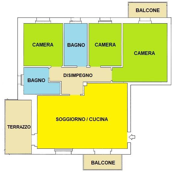 Appartamento in vendita a Gossolengo